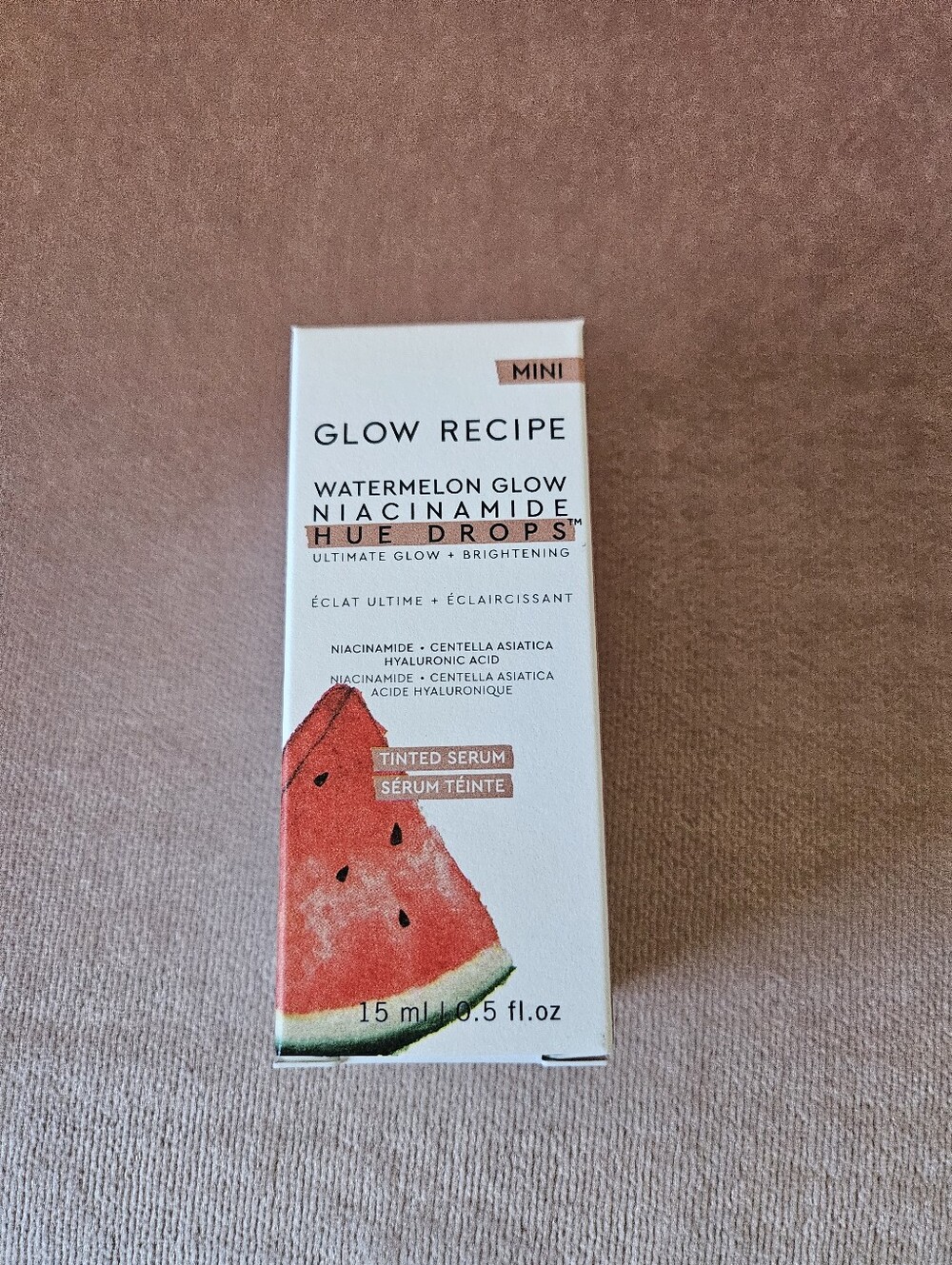 Glow Recipe Watermelon Sun Hue Drops Tinted Serum Mini Size 15ml New In Box Nwt